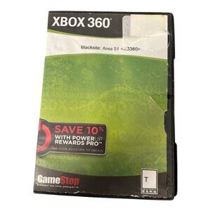 Blacksight Area 51 Xbox 360 Game Disc With GameStop Case